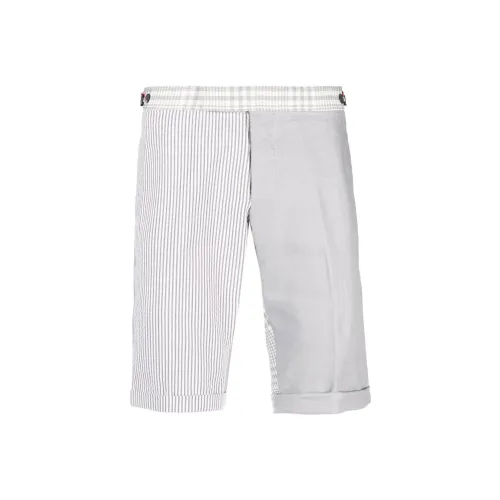 THOM BROWNE Серые Мужские Повседневные Шорты
