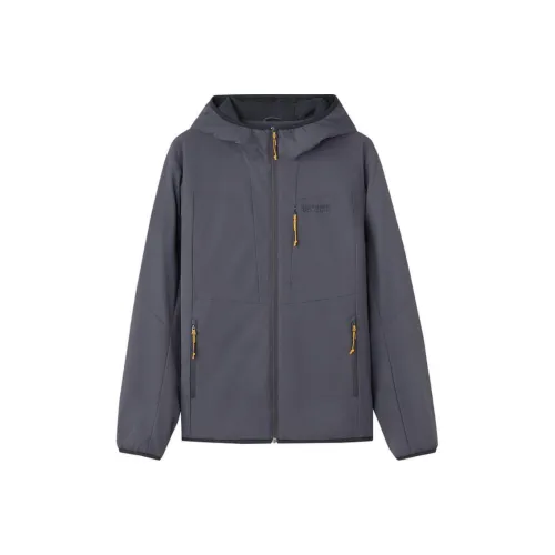 Skechers Mountain and Wild Outdoor Series Пуховик Мужской Темно-Серый