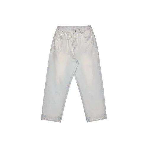 LOOKUN Синие Унисекс Джинсы