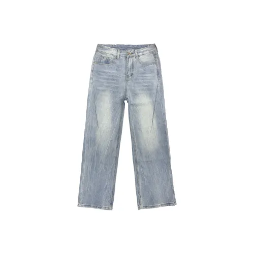 OTKSK Светло-синие унисекс джинсы