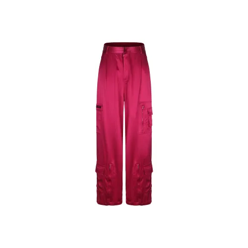 VANN VALRENCÉ Костюм Брюки Унисекс Фуксия