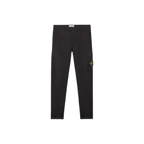 Stone Island SS25 Черные Мужские Карго Брюки