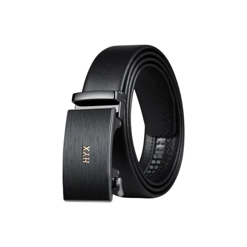 H YXIANG Ремни из коровьей кожи спилок мужские 3,5 см