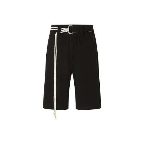 Organic Emotion Черные унисекс шорты карго