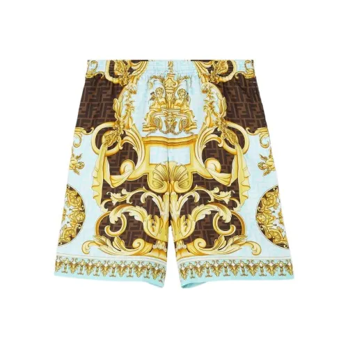 VERSACE x FENDI Versace X FENDI SS22 Повседневные шорты Мужской Многоцветный
