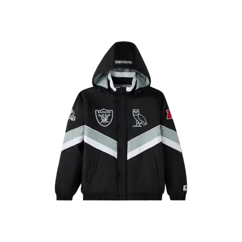 NFL Ovo Co Фирменный черный унисекс объемные куртки (пуховики)