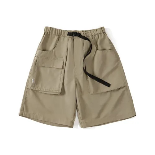 MADEN Карго Шорты Мужские Травяной Зеленый