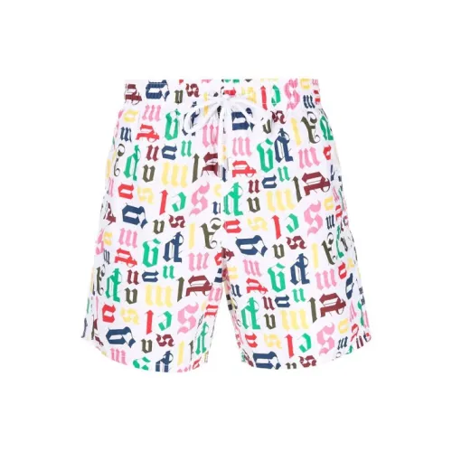 PALM ANGELS Palm Angels X Vilebrequin Collection Белые Мужские Повседневные Шорты