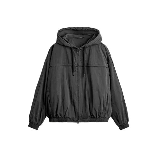 ZARA Мужские черные куртки