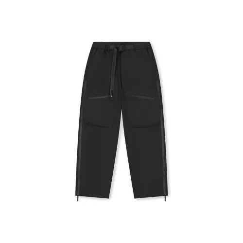 BONELESS Повседневные брюки унисекс каменно-черный