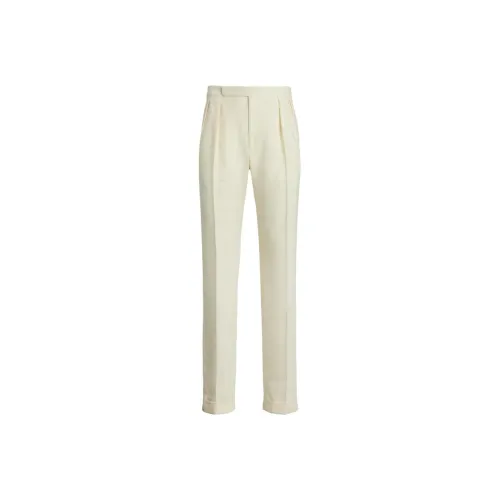Ralph Lauren Purple Label Белый Мужской Костюмные Брюки