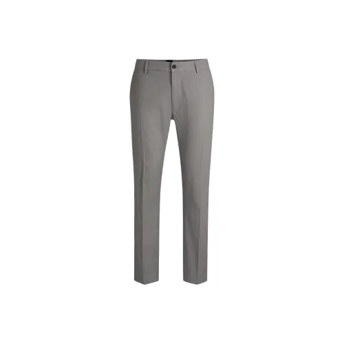 Hugo Boss Темно-серые мужские брюки для костюма