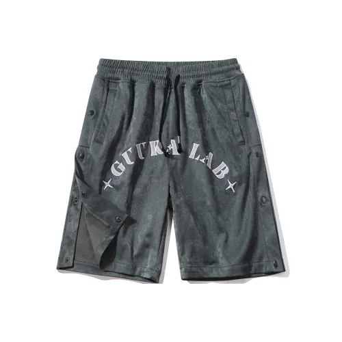 Guuka Темно-зеленые Мужские Повседневные Шорты