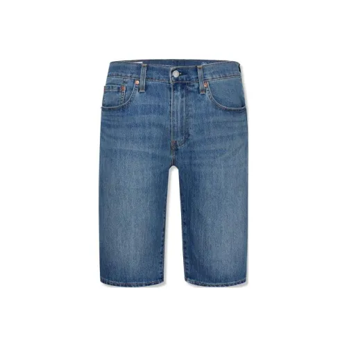 Levis Blue Men's Denim Shorts Левис Синий Мужские Джинсовые Шорты