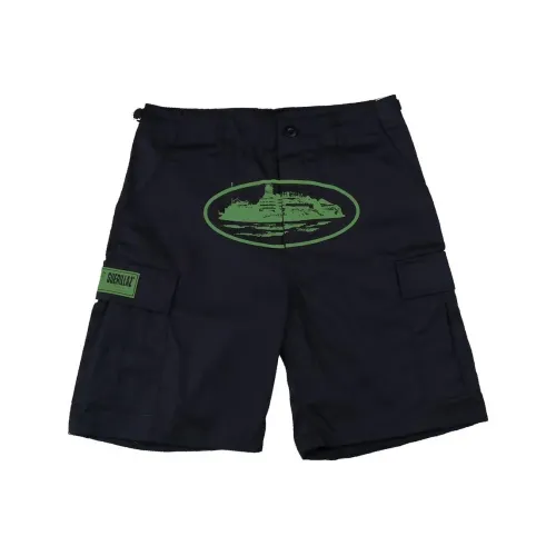 Corteiz co-brand Черные мужские карго шорты