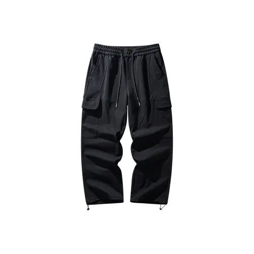 HZWH Мужские карго-брюки черного цвета