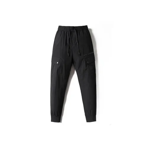 YAYA Пуховые Утеплённые Штаны Мужские Черные