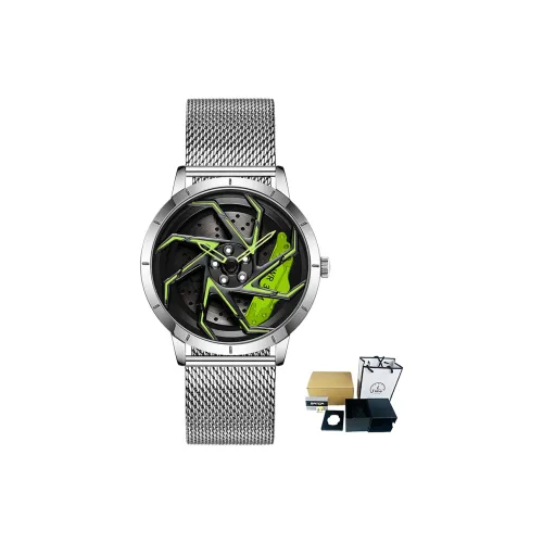 Sanda Wheel Collection Кварцевый механизм Сплав Ремешок Часы Мужские Часы С Открытым Механизмом