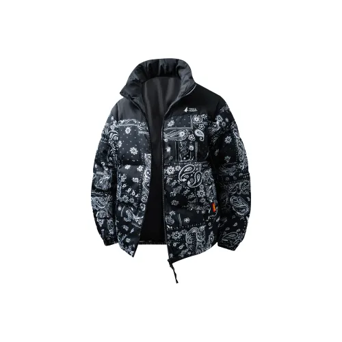 TREK TRAVEL Хлопковый пуховик Унисекс Черный