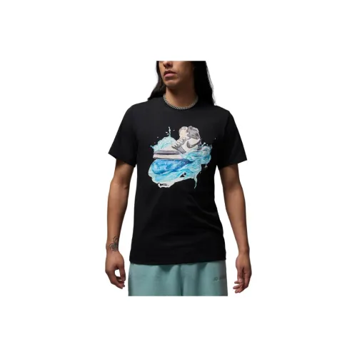 Jordan Flight EssentialsAJ1 SS25 T Рубашка Мужская Черная