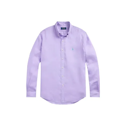 Polo Ralph Lauren Рубашка Мужская Фиолетовая