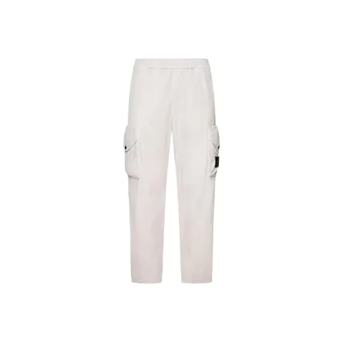 STONE ISLAND Повседневные брюки Мужские Белые