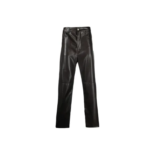 NANUSHKA Кофе Мужские Кожаные Штаны