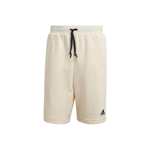 Adidas Повседневные шорты Мужские Желто-белые