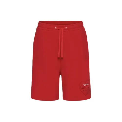 Valentino Red Men's Casual Shorts Валиентино Красный Мужские Повседневные Шорты