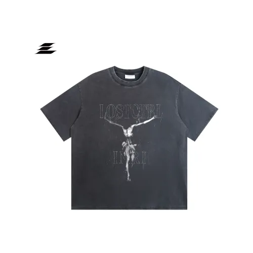 LOSTCTRL Черная унисекс футболка