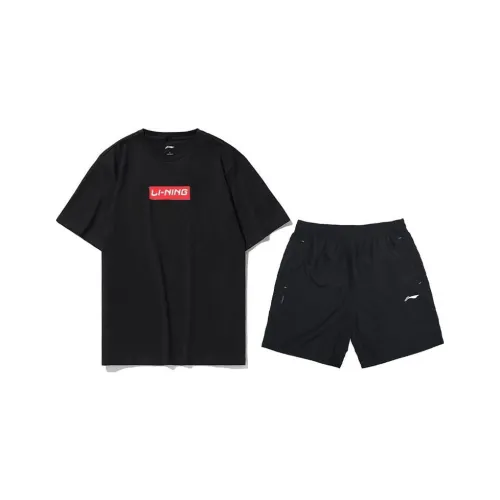 LINING Sports Life Collection Повседневная Спортивная Одежда Мужская Черная