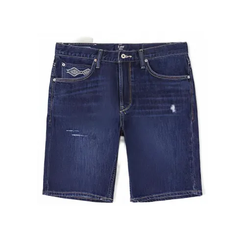 Мужские джинсовые шорты Lee co-branded модели, средне-темно-синие