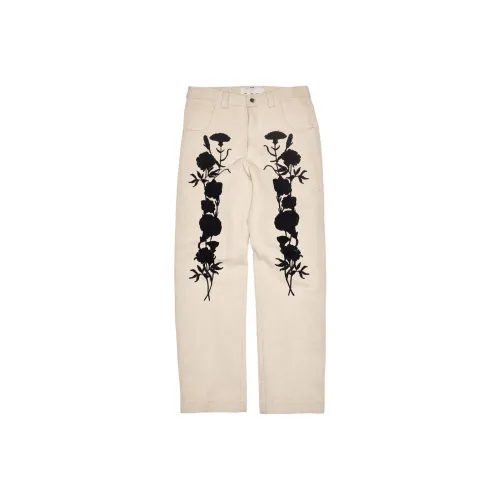 Song for the Mute SS24 Повседневные брюки Мужские Серый Белый