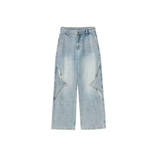 ZANSHI Синий Мужской Джинсы