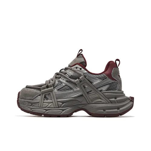 15 MINS Структура Ark Дышащий Низкий Топ Толстая Подошва Кроссовки Женские