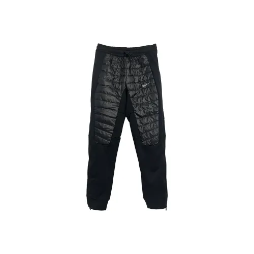 Nike Вязаные тренировочные штаны мужские черные