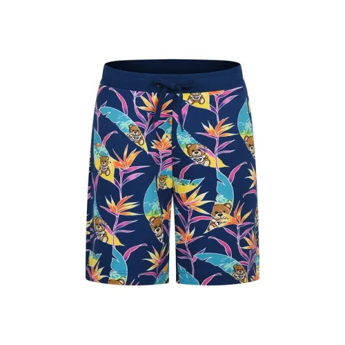 MOSCHINO Blue Men's Casual Shorts MOSCHINO Синий Мужские Повседневные Шорты