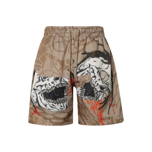 Travis Scott x Air Jordan Бренд Повседневные шорты Мужские Хаки