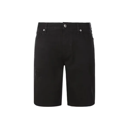 ARMANI EXCHANGE Мужские джинсовые шорты черного цвета