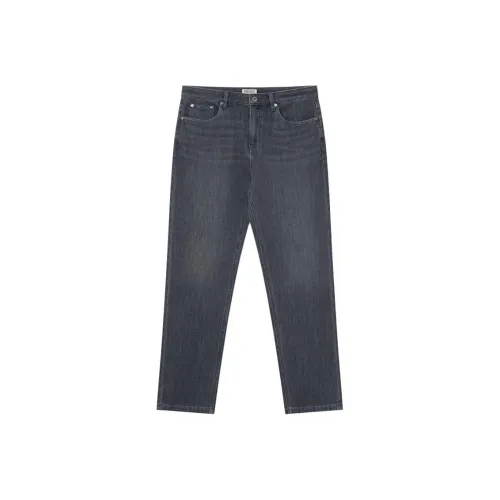 HAZZYS Темно-серый Мужские Джинсы