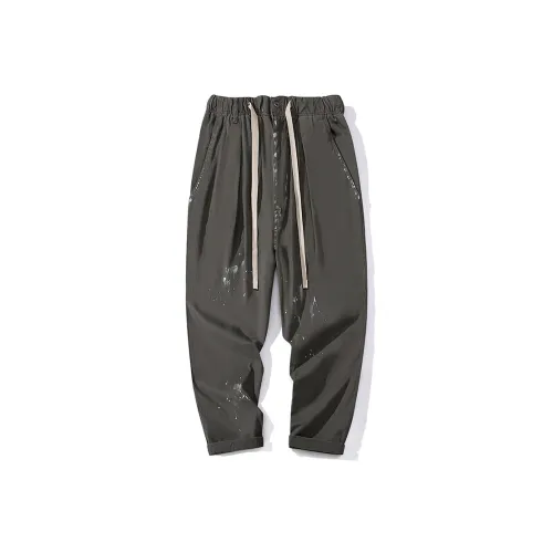 JIPIAO Светло-серый Унисекс Повседневные брюки