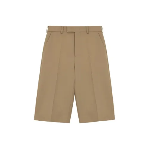 WE11DONE Khaki Мужские Повседневные Шорты