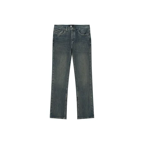 THE SALVAGES FASHION CLUB Винтажные синие унисекс джинсы