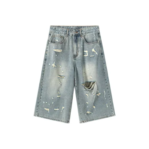 XINYINSU SS24 Джинсовые шорты Унисекс Синий