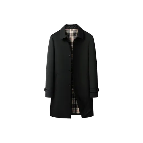 PIERRE CARDIN Тренчкот Мужской Черный