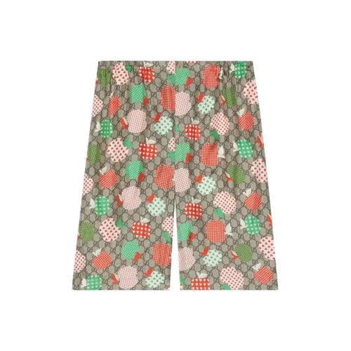 GUCCI Повседневные шорты Мужские Коричневые