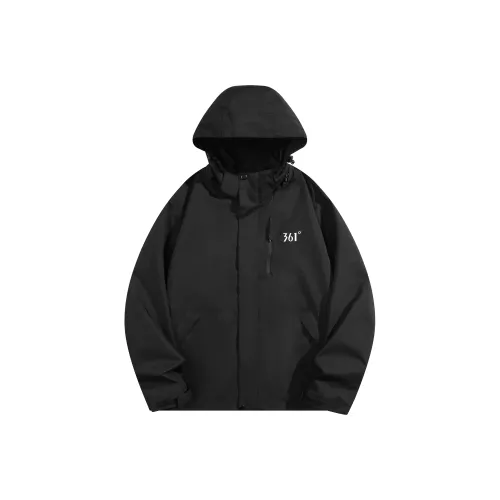 361° Тренчкот Унисекс Супер Черный