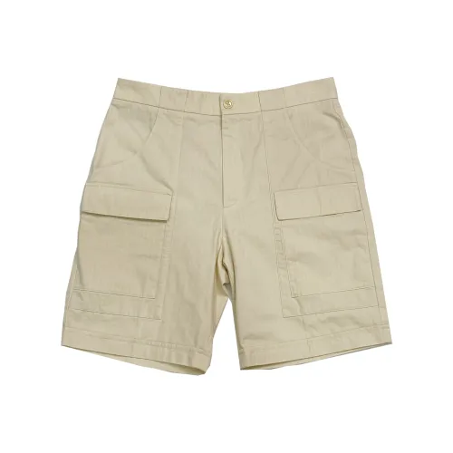 GUCCI X The North Face Повседневные шорты Мужские Бежево-желтые