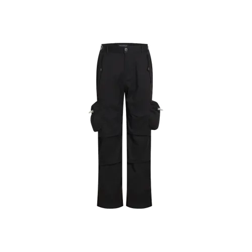 HEMIKELITE Карго брюки мужские черные