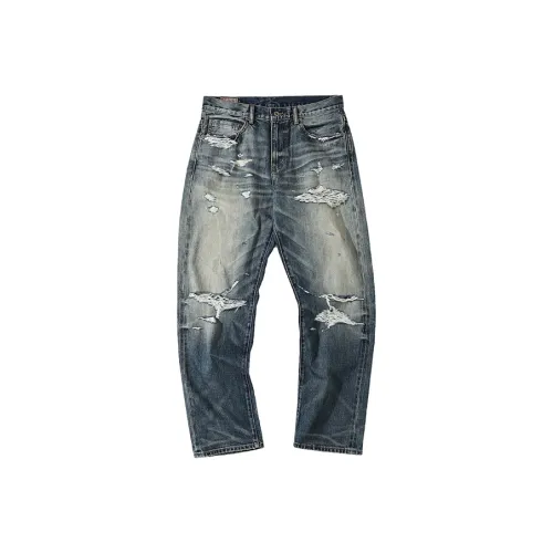 KORAKUBLUE Джинсы Унисекс Nanhu Mountain Blue